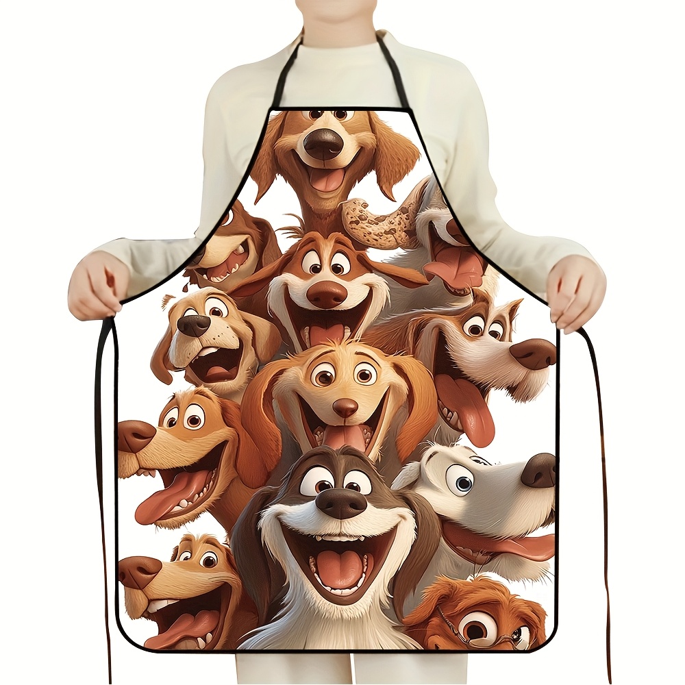 Printed Bibs Pack - Фартук с принтом собачек из мультфильмов