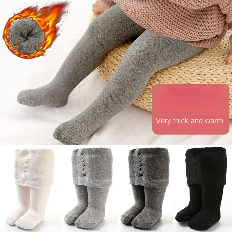 Baby Clothing Essentials - Детские колготки, зима-осень, однотонные мягкие хлопковые