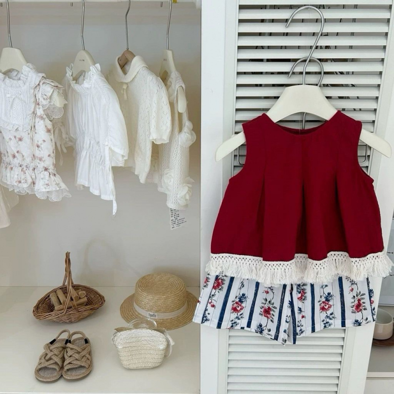 Baby Clothing Unique - Летний комплект для девочек, стильная детская