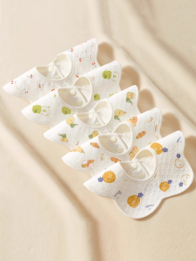 Printed Bibs Pack - Нагрудники-банданы из 5 штук — мягкие