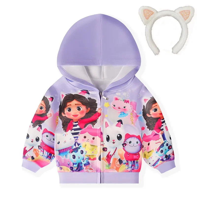 Baby Clothing For Girls - Куртка-худи для малышей с принтом Gabby