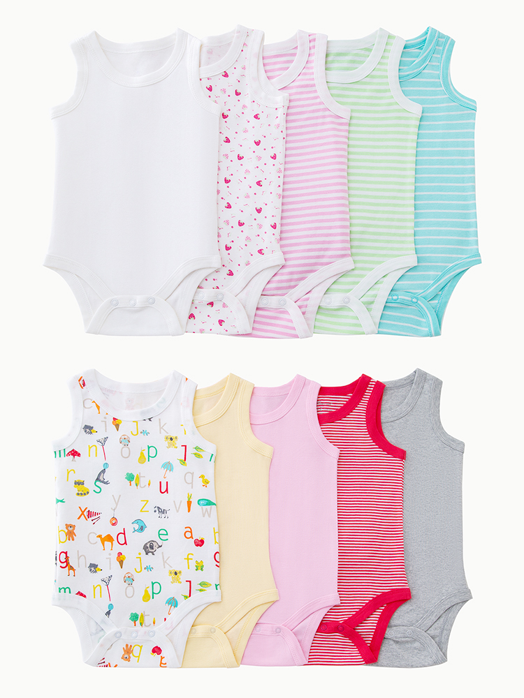 Bamboo Bodysuit Baby - 3 шт., детский хлопковый комбинезон без