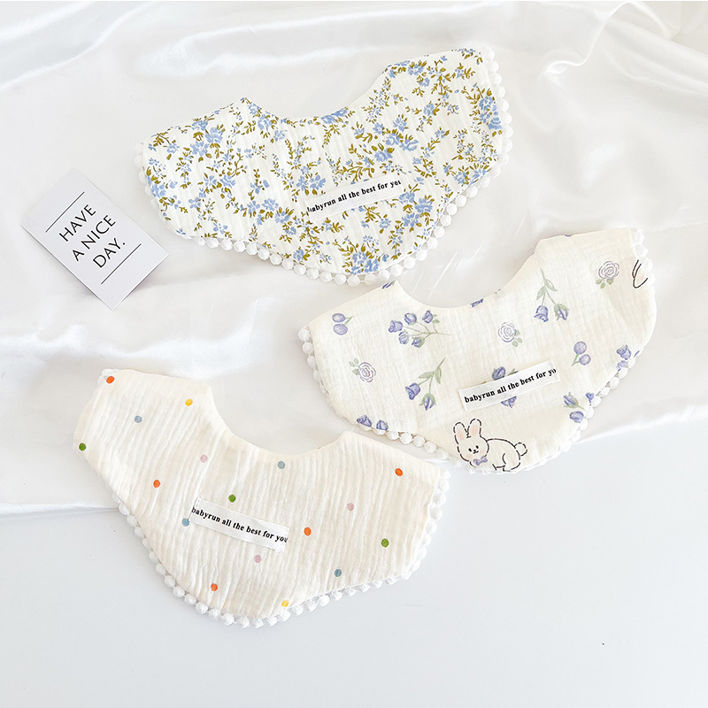 Printed Bibs Pack - 3 шт. в упаковке, хлопковая марля,