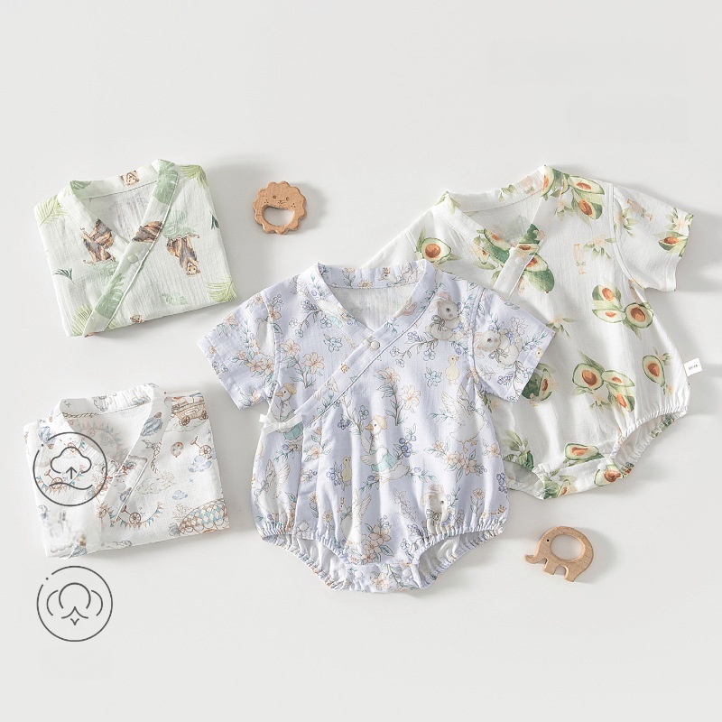Bamboo Bodysuit Baby - Новый летний комбинезон для новорожденных из