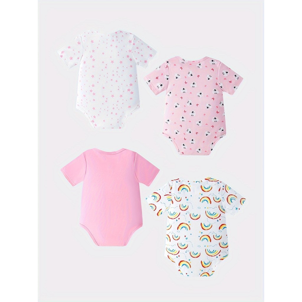 4 комплекта/комплект, комбинез – обзор и цена Baby Clothing For Girls
