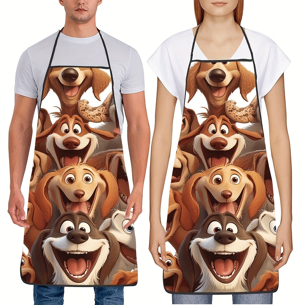 Фартук с принтом собачек из му – обзор и цена Printed Bibs Pack