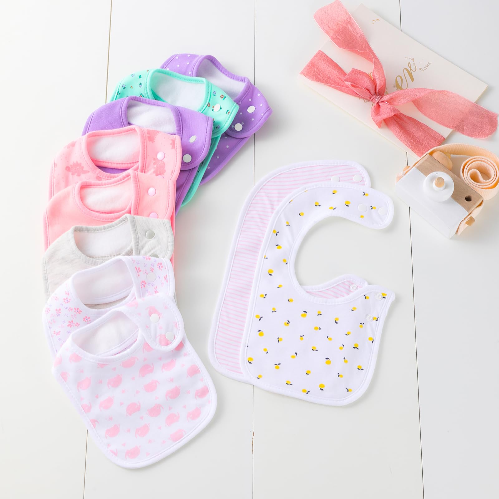 Набор из 10 детских нагруднико – обзор и цена Printed Bibs Pack