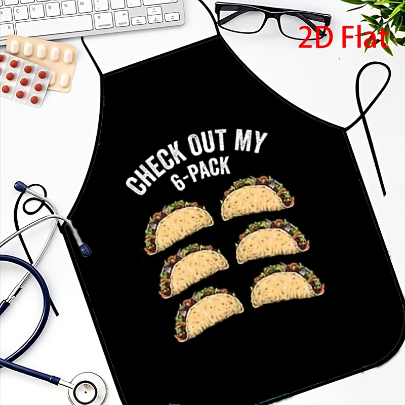Забавный фартук с принтом тако – обзор и цена Printed Bibs Pack