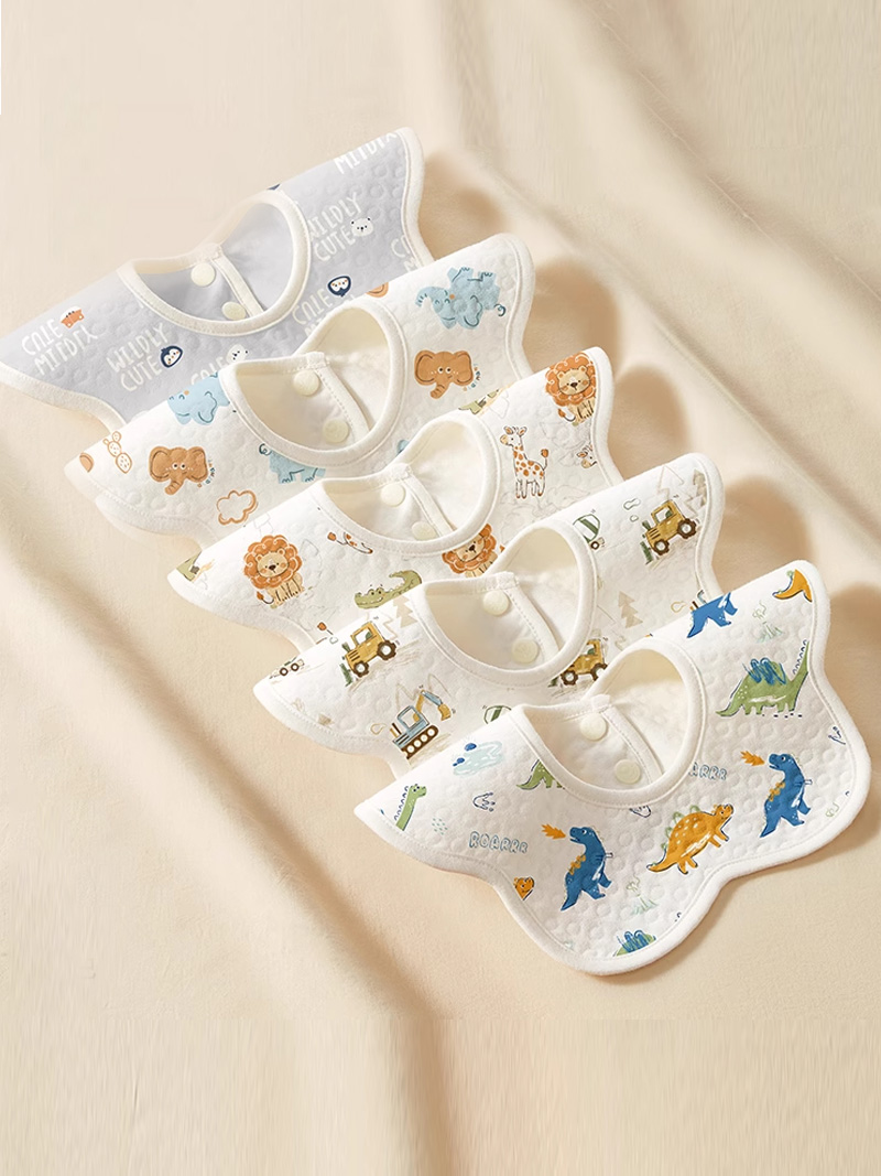 Нагрудники-банданы из 5 штук — – обзор и цена Printed Bibs Pack