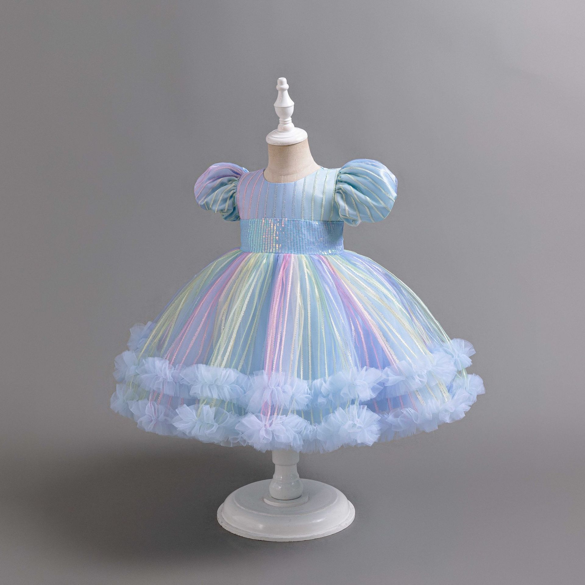 Новое детское платье, бальное  – обзор и цена Baby Clothing For Girls
