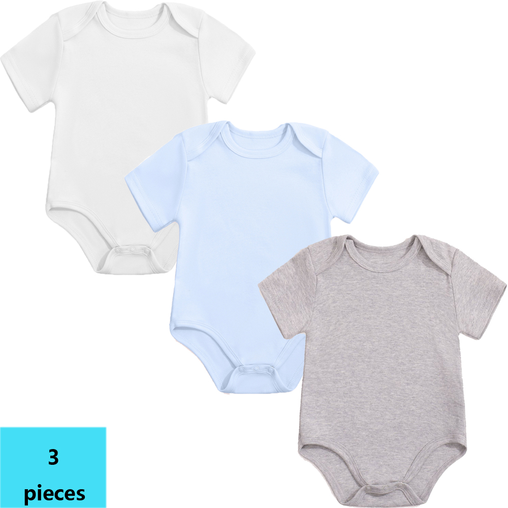 Комплект из 3 хлопковых комбин – обзор и цена Bamboo Bodysuit Baby