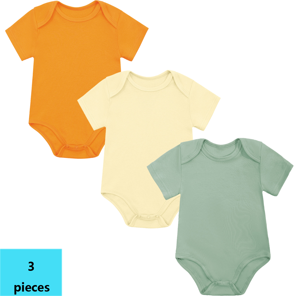 Комплект из 3 хлопковых комбин – обзор и цена Bamboo Bodysuit Baby